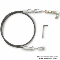 Throttle Cable Kit, Black - 120"