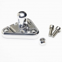 Tuned Port Injection Bracket with Single Stud- Polished Alum