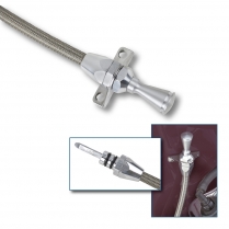 Firewall Mount Trans Dipstick for GM 350/400- Stainless- 36"