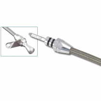 Trans Mount Trans Dipstick for Mopar 45RFE - Braided SS