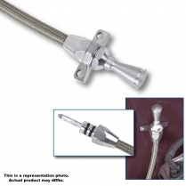 Firewall Mount Transmission Dipstick for GM 4L80 - Stainless