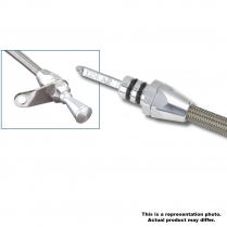 Trans Mount Transmission Dipstick for GM 4L80 - Stainless