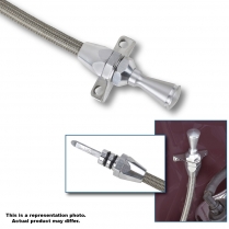 Firewall Mount Transmission Dipstick for Ford AOD- Stainless