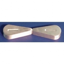 Tear Drop Suicide Door Knobs - Aluminum