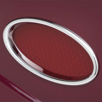 Billet Aluminum X-Large Oval LED Taillights - Chrome