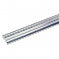 Ribbed 96" Aluminum Exterior Trim - Satin Finish