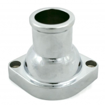 GM LS Straight Water Neck - Chrome