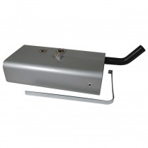 U4 Universal Coated Steel EFI Fuel Tank 45 Deg Neck 6" Hose