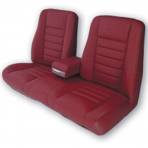 1935-48 Car Bucket Back w/Fold-Out Arm Rest Fabric/Vinyl Sea