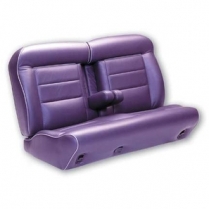 1935-48 Car Bench Back Leather Seat w/FoldOut Arm Rest