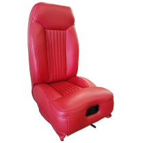 16.5" 3 Point Left or Right Hand Bucket Leather Seat