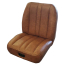 Universal Low-Pro Center Release Bucket Leather Seat