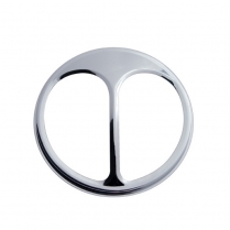 Chrome Cat Eye 7" Headlight Covers - Pair