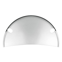 Chrome Half-Moon Shield for 5-3/4" Headlights - Pair