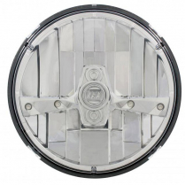 5 High Power LED 7" Dual Function Headlight - Chrome