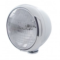Stainless Steel Guide 682-C Style Headlight w/6014 Bulb - Ea