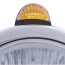 Black Guide 682-C H/L 6014 LED Signal with Amber Lens Turn