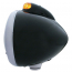 Black Guide 682-C H/L H4 w/Amber LED & Dual Turn Signal
