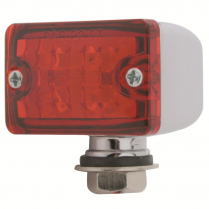 4 LED Small Rod Light - Red LED Red Lens