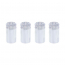 Chrome Bullet Casing Valve Caps -Set of 4