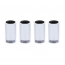 Chrome Bullet Casing Valve Caps -Set of 4