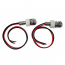 Single LED License Plate Fasteners - White LED (2 Pack)