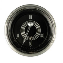 V8 Speedster 2-1/8" 0-100 PSI Oil Press Gauge - SHC
