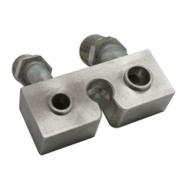 Ford OEM Style Compressor Angled Block Fitting - #8 & #10