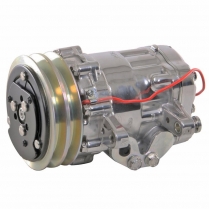 Sanden Polished A/C Compressor SD-7 & 7176 V-Belt Pulley
