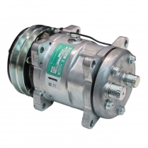 Sanden Plain A/C Compressor 508 134A V-Belt Rear Exit