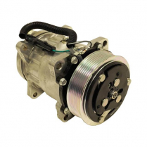Sanden Plain A/C Compressor 709 Serpentine Rear Exit