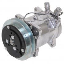 Sanden Polished A/C Compressor 508 134A Single Wide Groove