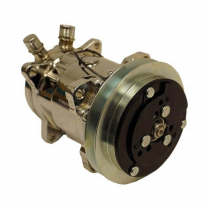 Sanden Chrome 508 A/C 134A Compressor with 1 Wide Groove