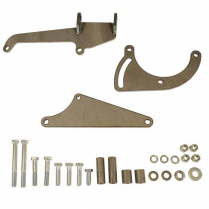 SBC SWP Passenger Side Mid Mount Steel Compressor Bracket