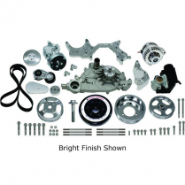 LS7 Front Runner Drive Kit A/C, Alt & P/S - Chrome