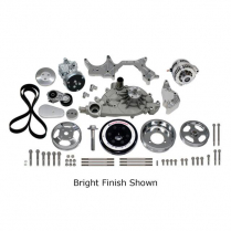 LS7 Front Runner Drive A/C & Alt & P/S Kit - Chrome