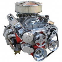 Chevy SB Front Runner A/C, Alt & P/S w/o Pump - Bright
