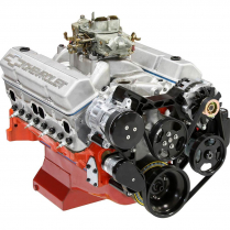 Chevy SB Front Runner A/C & Alt w/o P/S - Black