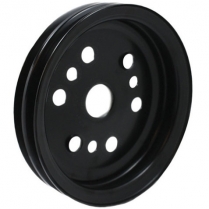 Chevy SB SWP 2 Groove Steel Crank Pulley