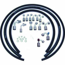 Beadlock R134 A/C Hose Kit without Drier - Black