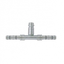 #6 Straight Splice Aeroquip E-Z Fitting with Service Port