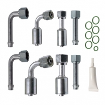 Beadlock Type 4 Way Bulkhead Fitting Kit