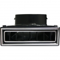 Rectangle 90 Degree Vent - 1.57"x 4.75" - Chrome Trim