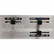 A/C Controls Horizontal Slide Bar - Satin