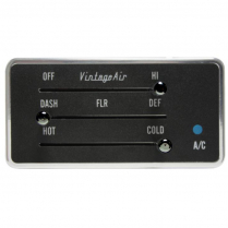 Gen IV & Gen 5 Horizontal 3 Lever Control Panel - Black Anod