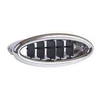 Oval ProLine Vent 4" x 1.6" - Chrome