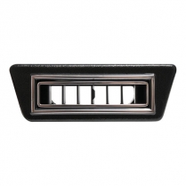 Rectangle Under Dash A/C Vent 4-3/8"x 1-1/2" - Black