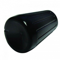 Aluminum Fluted Knob - Black