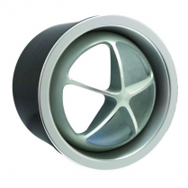 Round ProLine Penta A/C Vent - Clear Anodized
