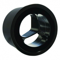 Round ProLine Tridant A/C Vent 2.73" OD - Black Anodized